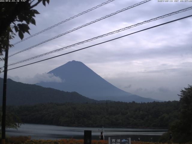 西湖からの富士山