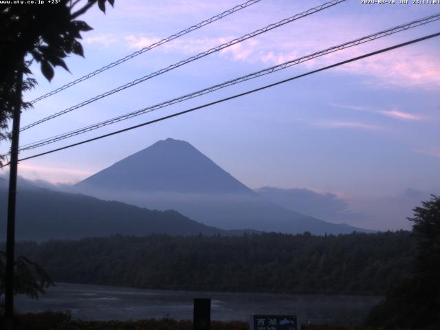 西湖からの富士山