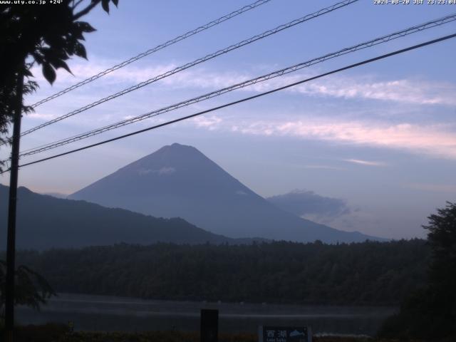 西湖からの富士山