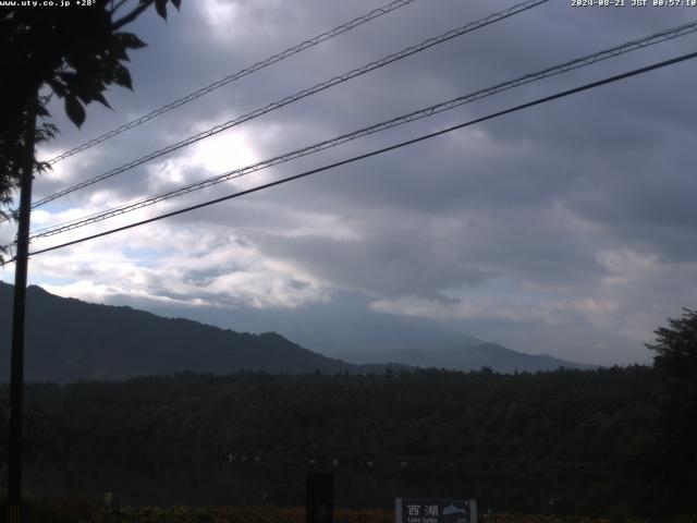 西湖からの富士山