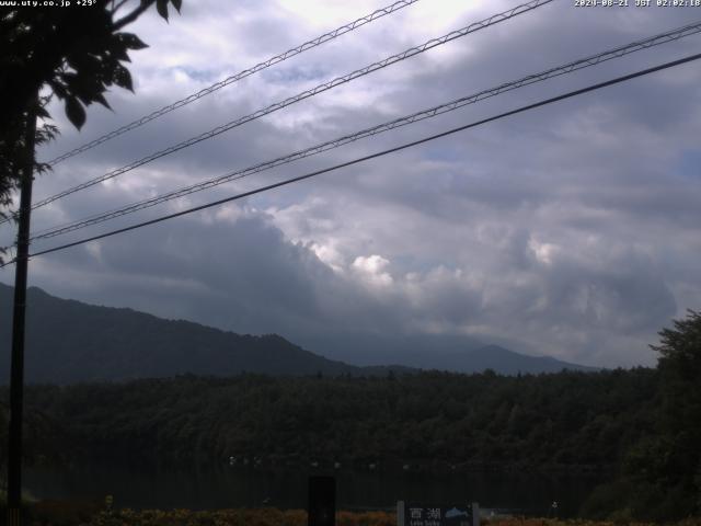 西湖からの富士山