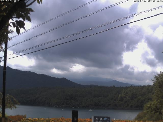 西湖からの富士山