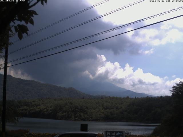 西湖からの富士山