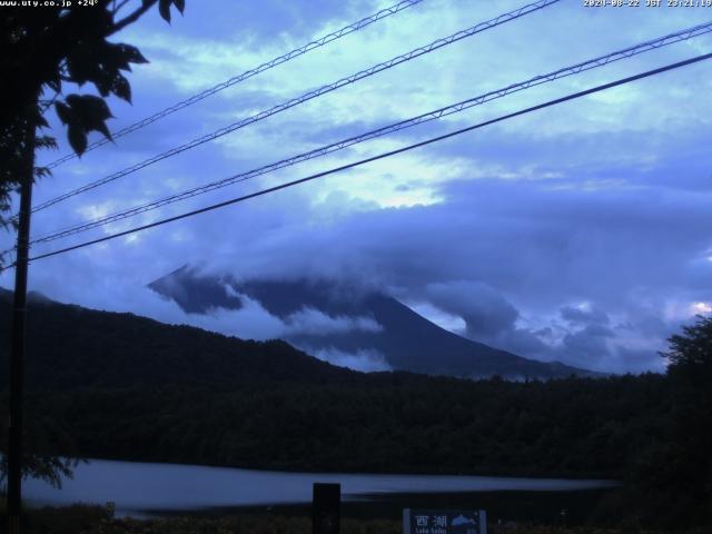 西湖からの富士山