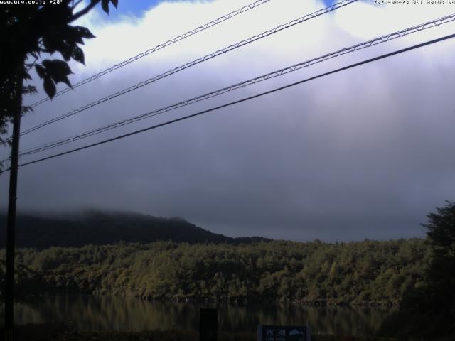 西湖からの富士山