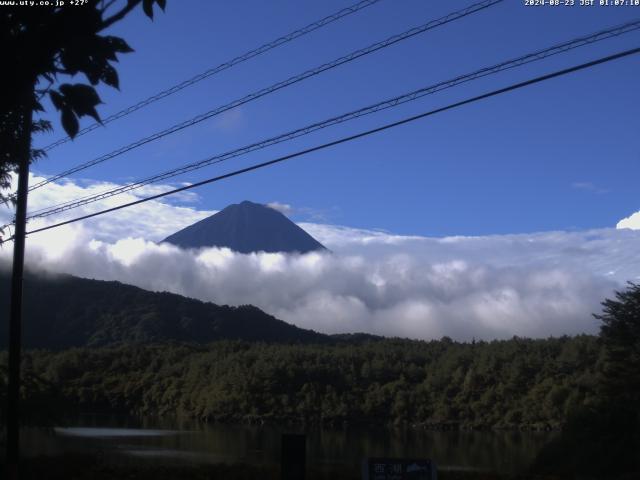 西湖からの富士山