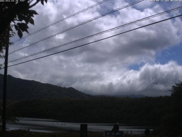 西湖からの富士山