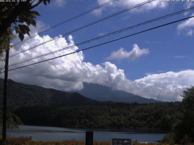 西湖からの富士山