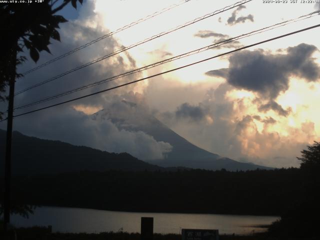 西湖からの富士山