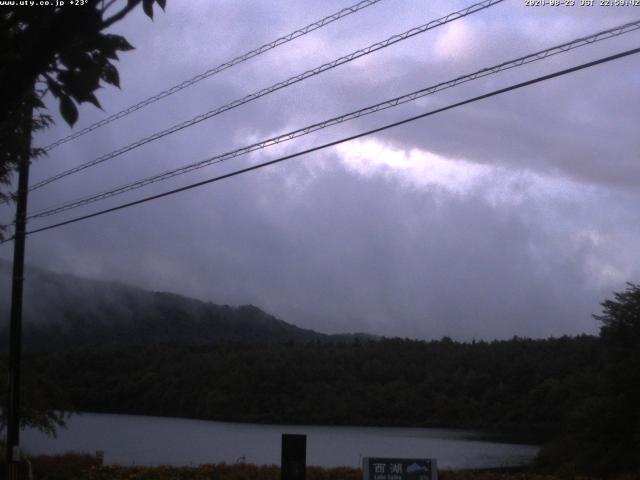 西湖からの富士山