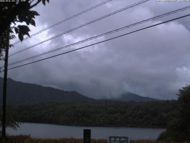 西湖からの富士山