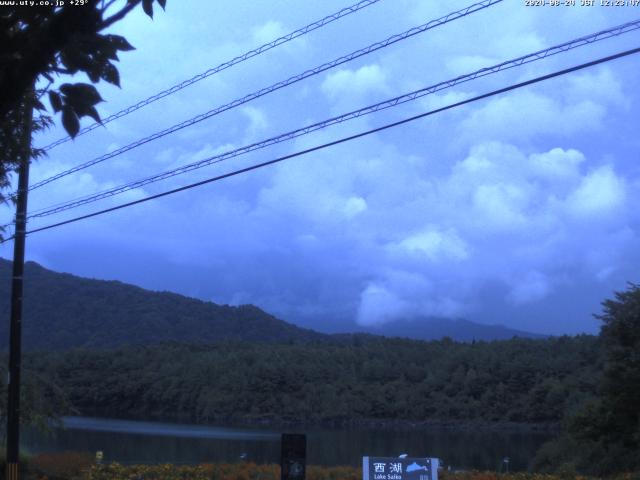 西湖からの富士山