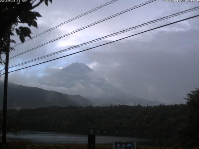 西湖からの富士山