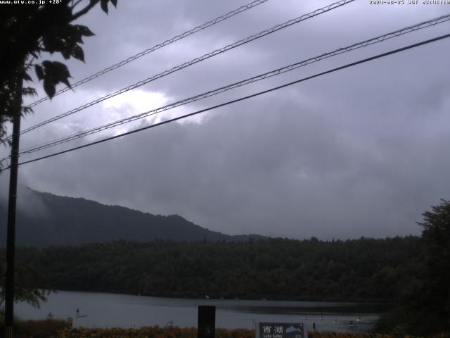 西湖からの富士山