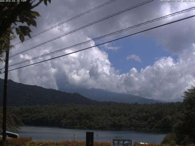 西湖からの富士山