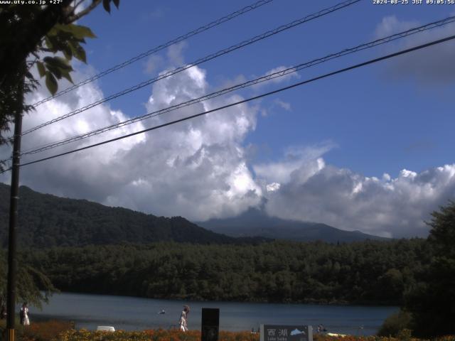 西湖からの富士山