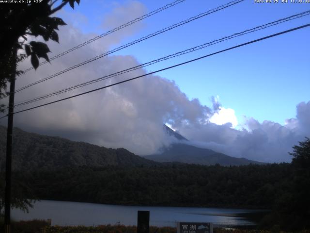 西湖からの富士山