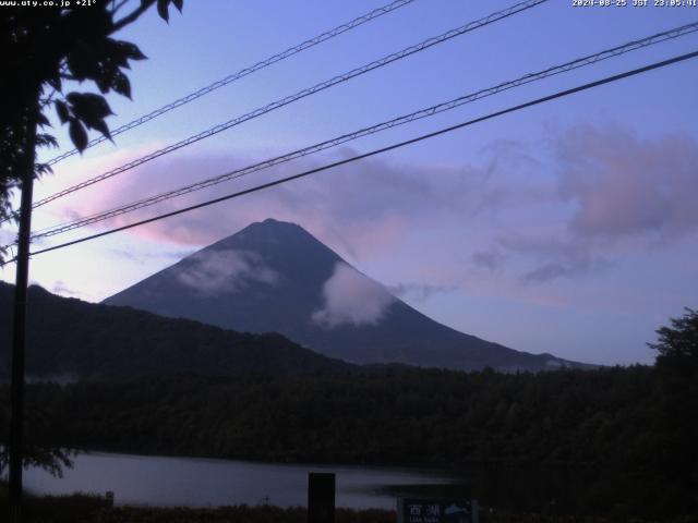 西湖からの富士山