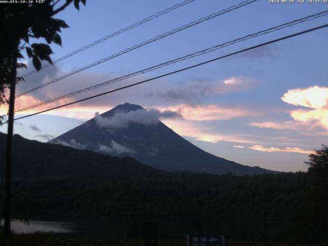 西湖からの富士山