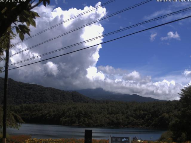 西湖からの富士山