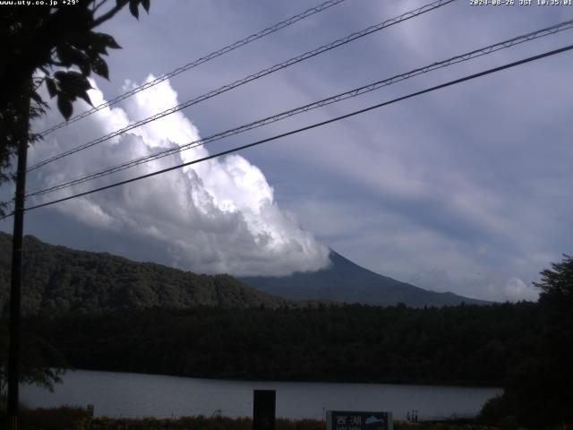 西湖からの富士山