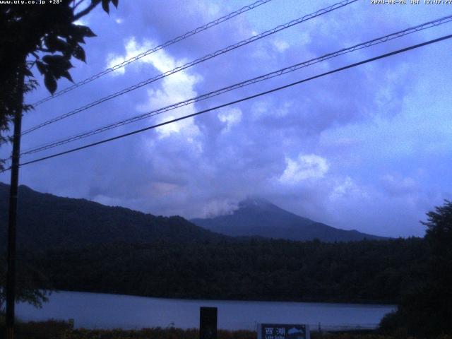 西湖からの富士山