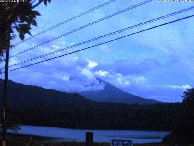 西湖からの富士山