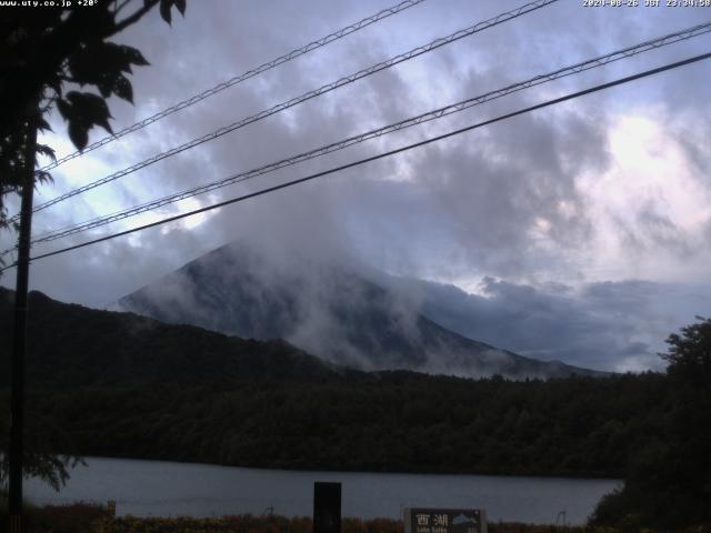 西湖からの富士山