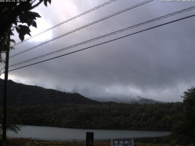 西湖からの富士山