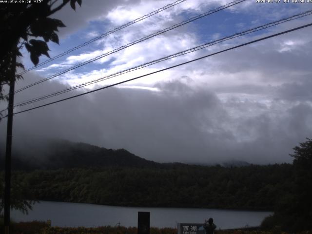 西湖からの富士山