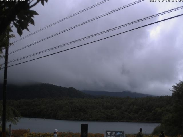 西湖からの富士山