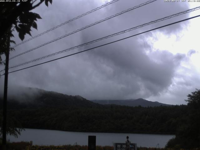 西湖からの富士山