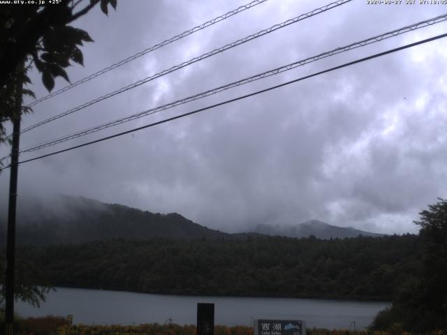 西湖からの富士山