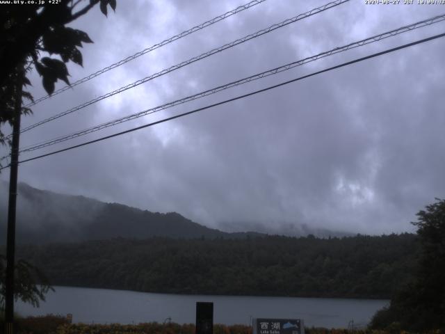 西湖からの富士山