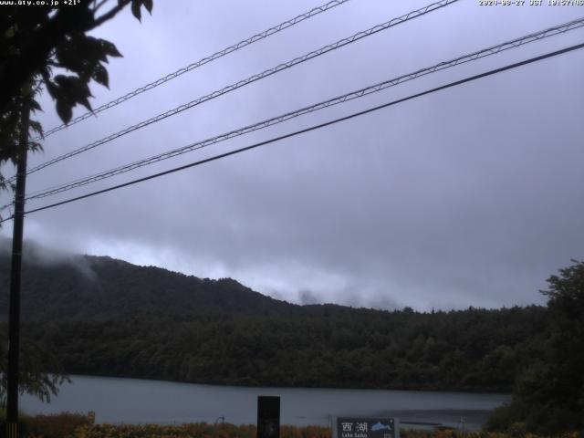 西湖からの富士山