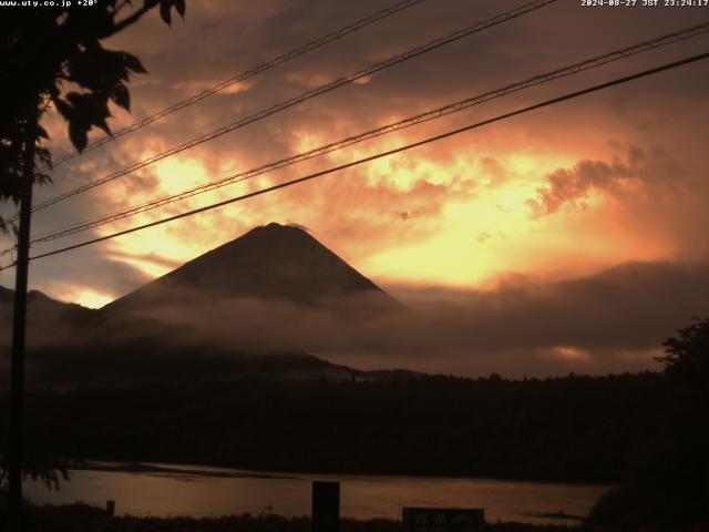 西湖からの富士山