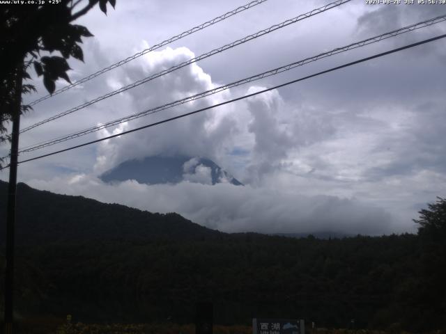 西湖からの富士山