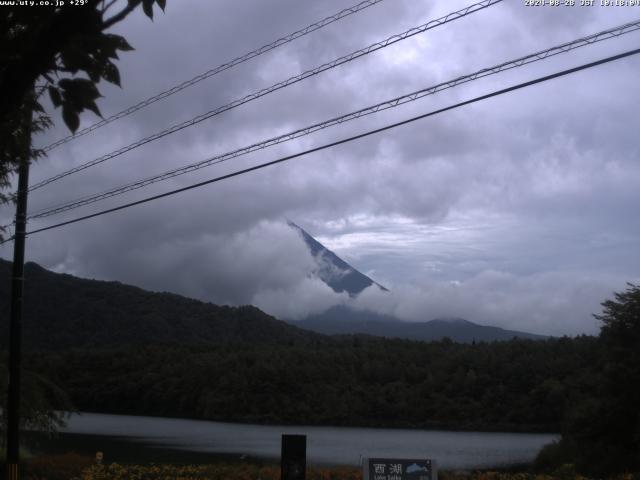 西湖からの富士山