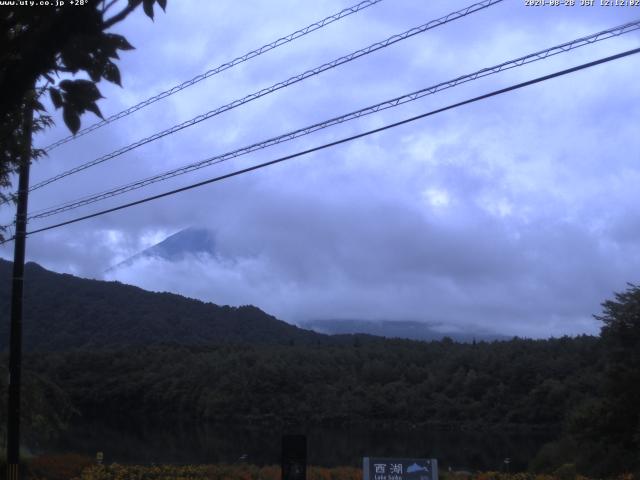 西湖からの富士山