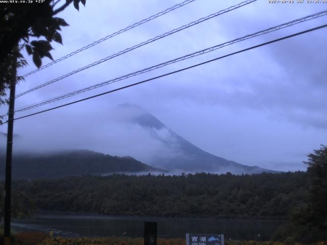 西湖からの富士山