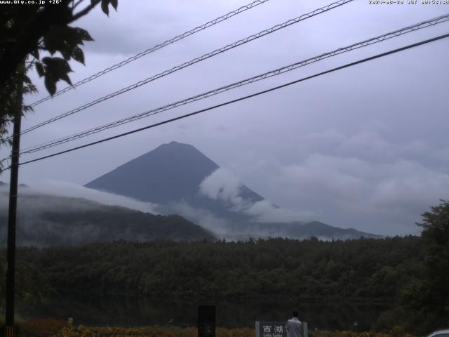 西湖からの富士山