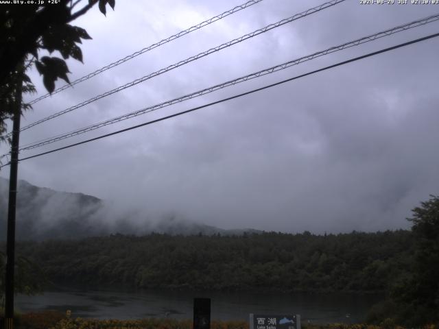 西湖からの富士山