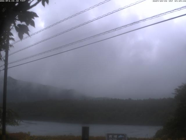 西湖からの富士山