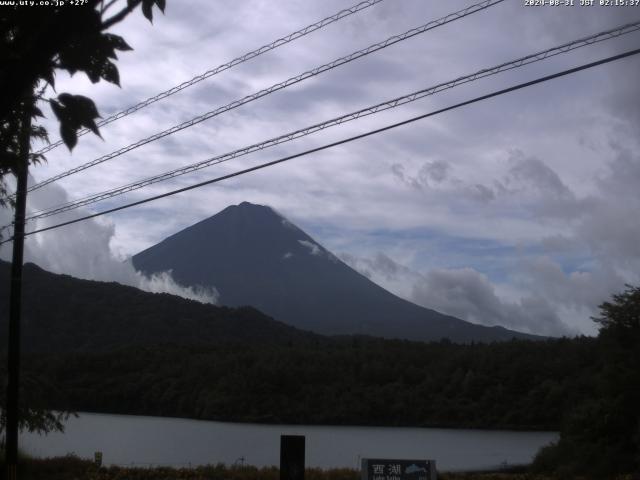 西湖からの富士山