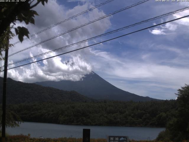 西湖からの富士山