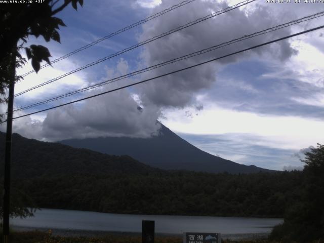 西湖からの富士山