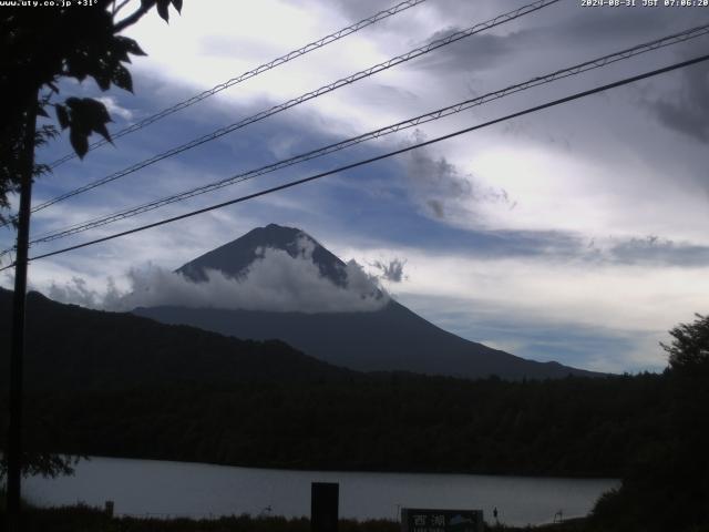 西湖からの富士山