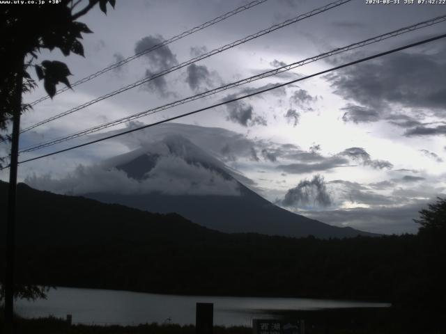 西湖からの富士山