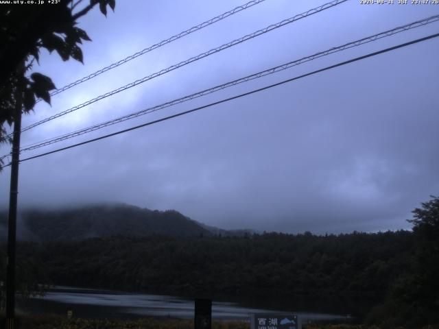 西湖からの富士山