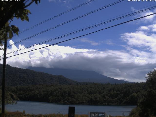 西湖からの富士山